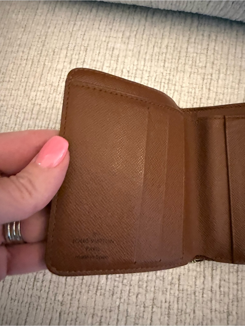 Louis Vuitton Monogram Snap Compact Wallet - Brown & Gold - Picture 6 of 8
